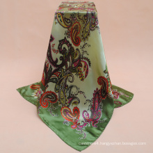 Custom Design High Quality Printing Fashion twill Silk Scarf wholesale